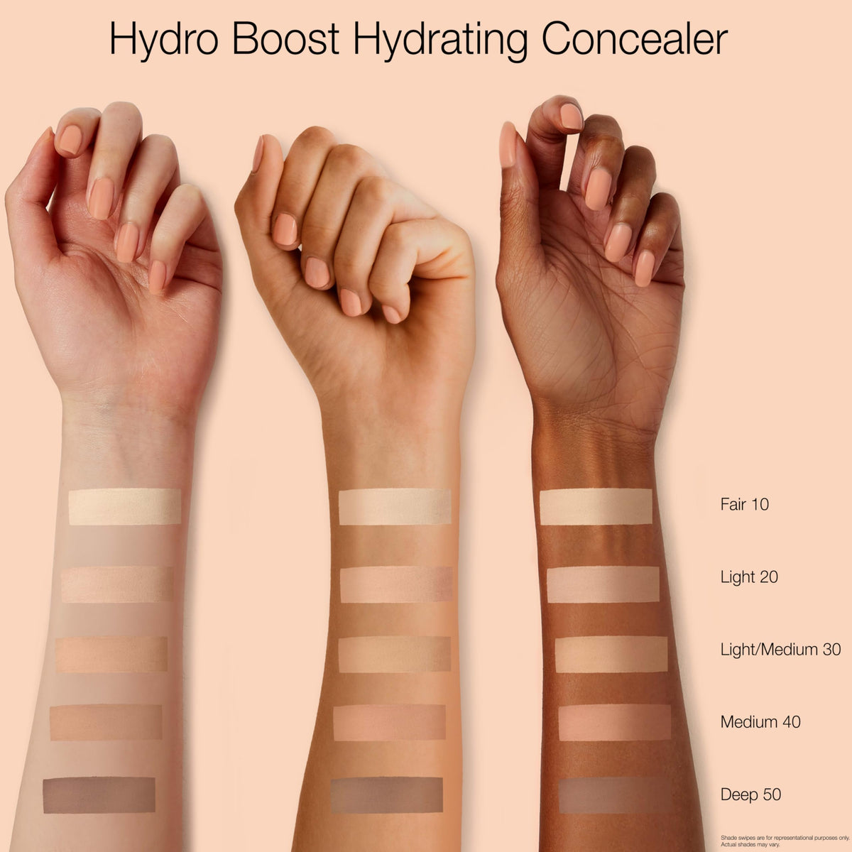Neutrogena concealer next to ruler showing compact 0.12 oz size and scale