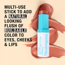 Neutrogena close-up of creamy texture showing hydrating finish and smooth blendability