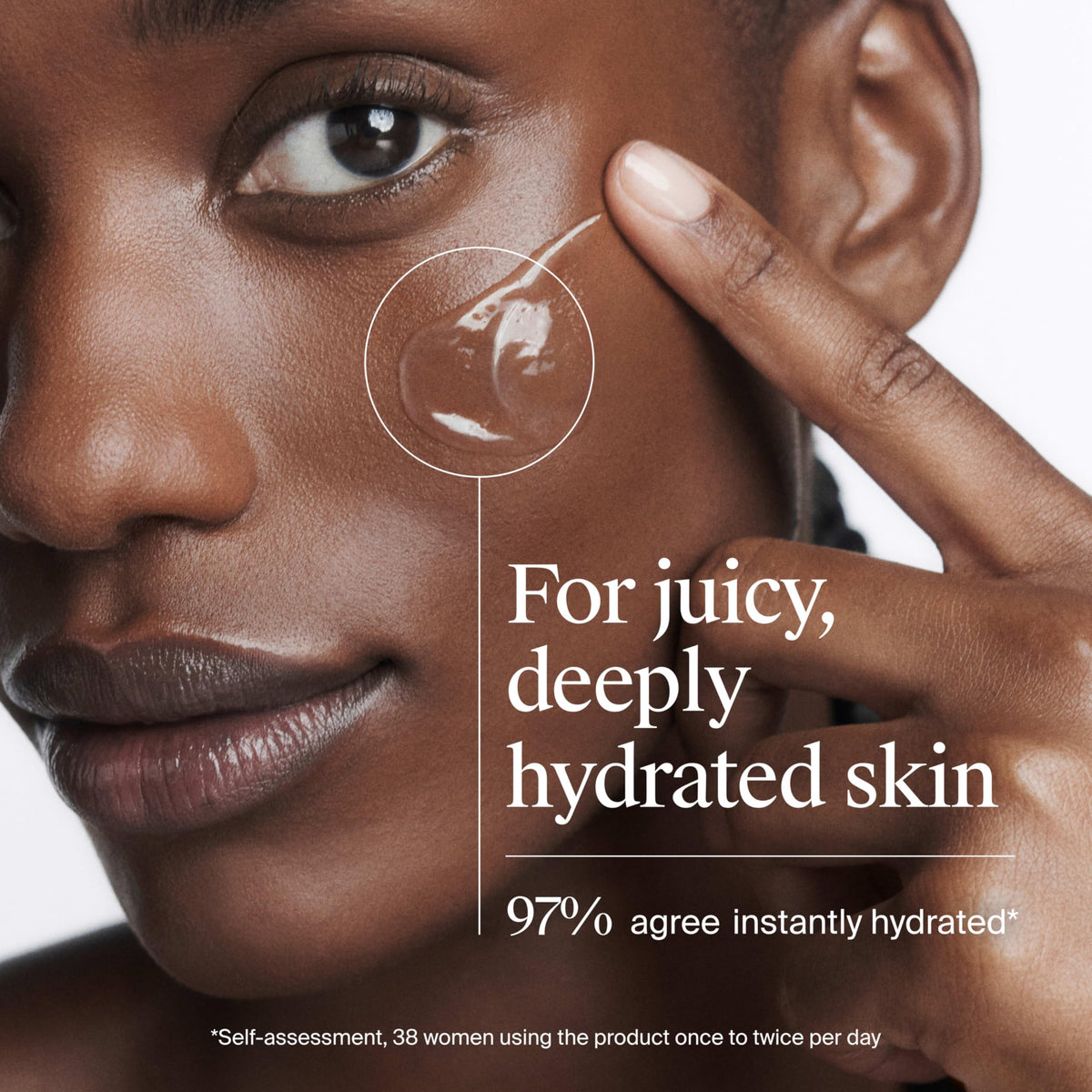 Neutrogena gel texture close-up showing lightweight, cooling hydrator