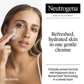 Neutrogena gel texture close-up illustrating smooth hydrating formula