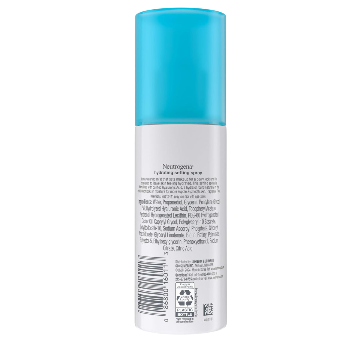 neutrogena setting spray beside Hydro Boost products, enhanced hydration benefit
