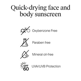 Neutrogena label and ingredients close-up showing oxybenzone-free benefit