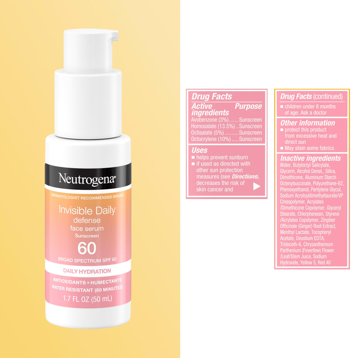 Neutrogena ingredient shot highlighting ginger and antioxidants for radiance