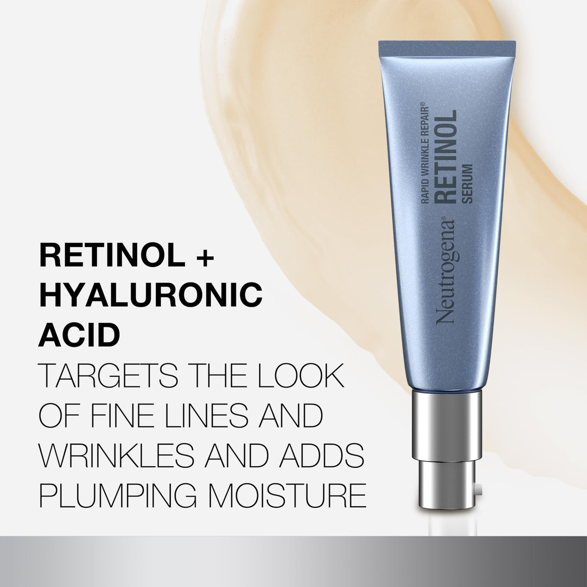 Neutrogena hyaluronic acid ingredient visual, hydration boost for plumping lines