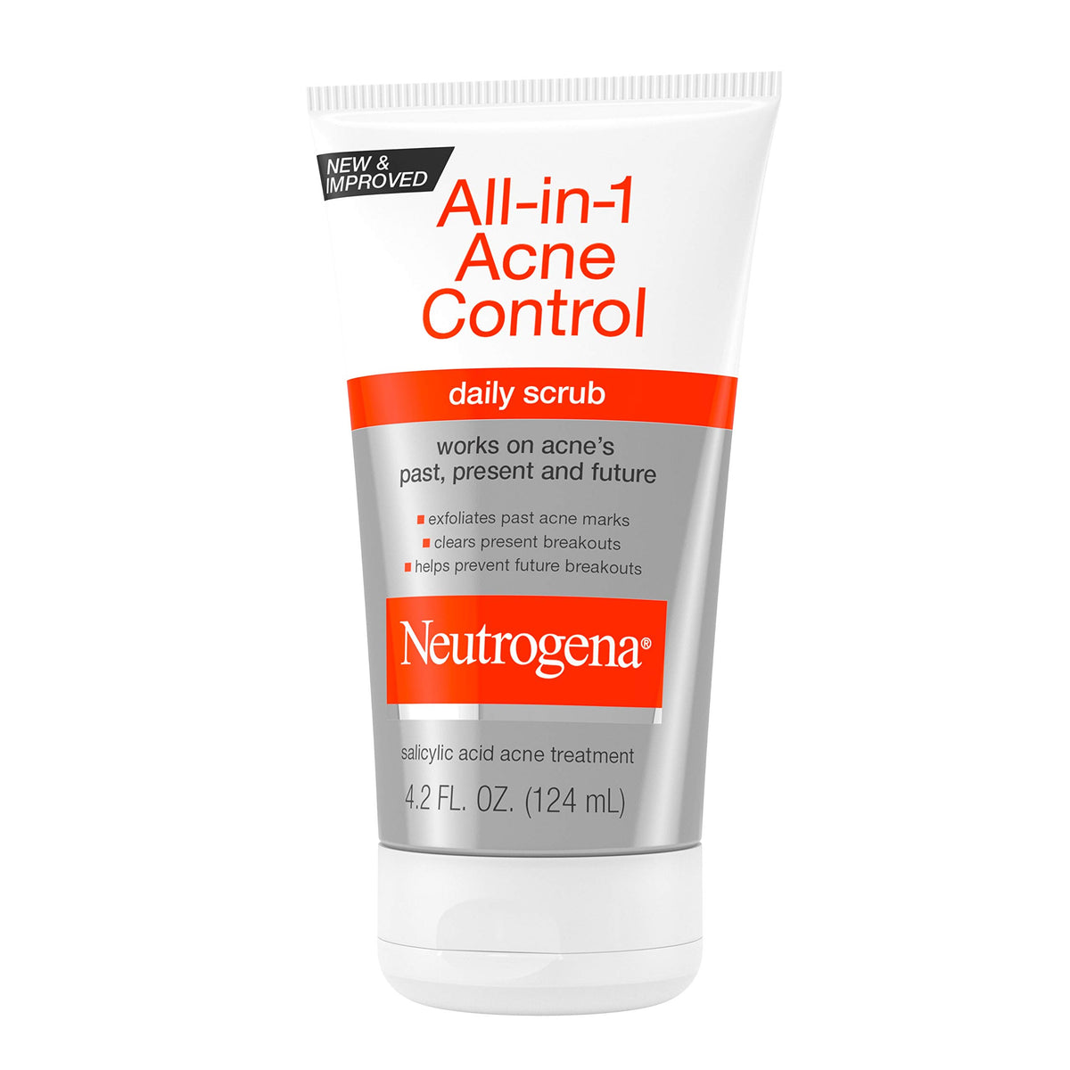 Neutrogena ingredient label closeup highlighting salicylic acid acne treatment
