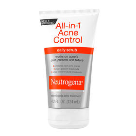 Neutrogena ingredient label closeup highlighting salicylic acid acne treatment