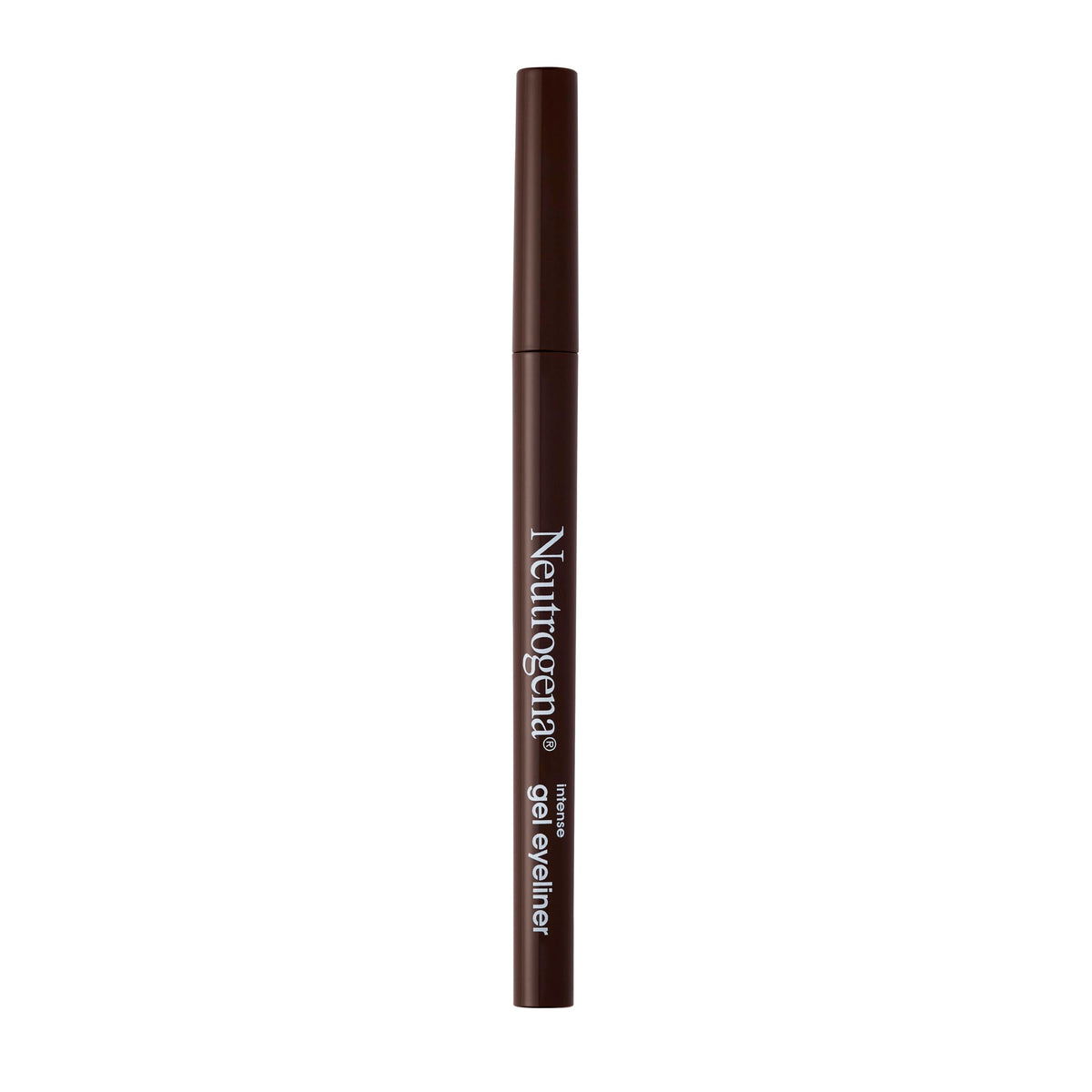 Neutrogena gel eyeliner front packaging showing compact pencil and shade for easy identification