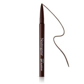 Neutrogena eyeliner next to vitamin E capsule suggesting conditioning antioxidant benefit