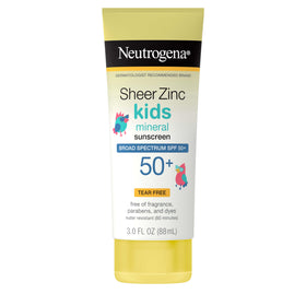 Neutrogena front packaging showing SPF 50 benefits and travel size