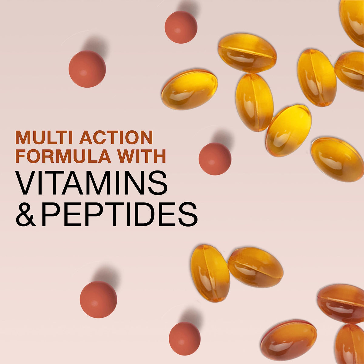 Neutrogena label and ingredients detail highlighting peptide blend benefit