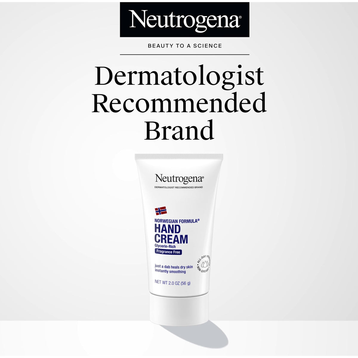 Neutrogena label close-up showing ingredients and usage directions clearly