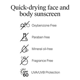 Neutrogena label highlighting Helioplex and antioxidants for long-lasting protection