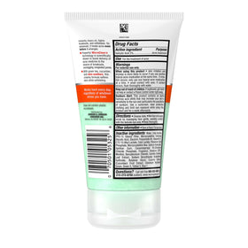 Neutrogena label close-up highlighting MicroClear technology delivery