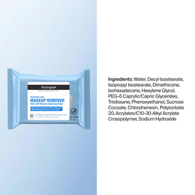 Neutrogena wipes on bathroom counter as part of a daily routine