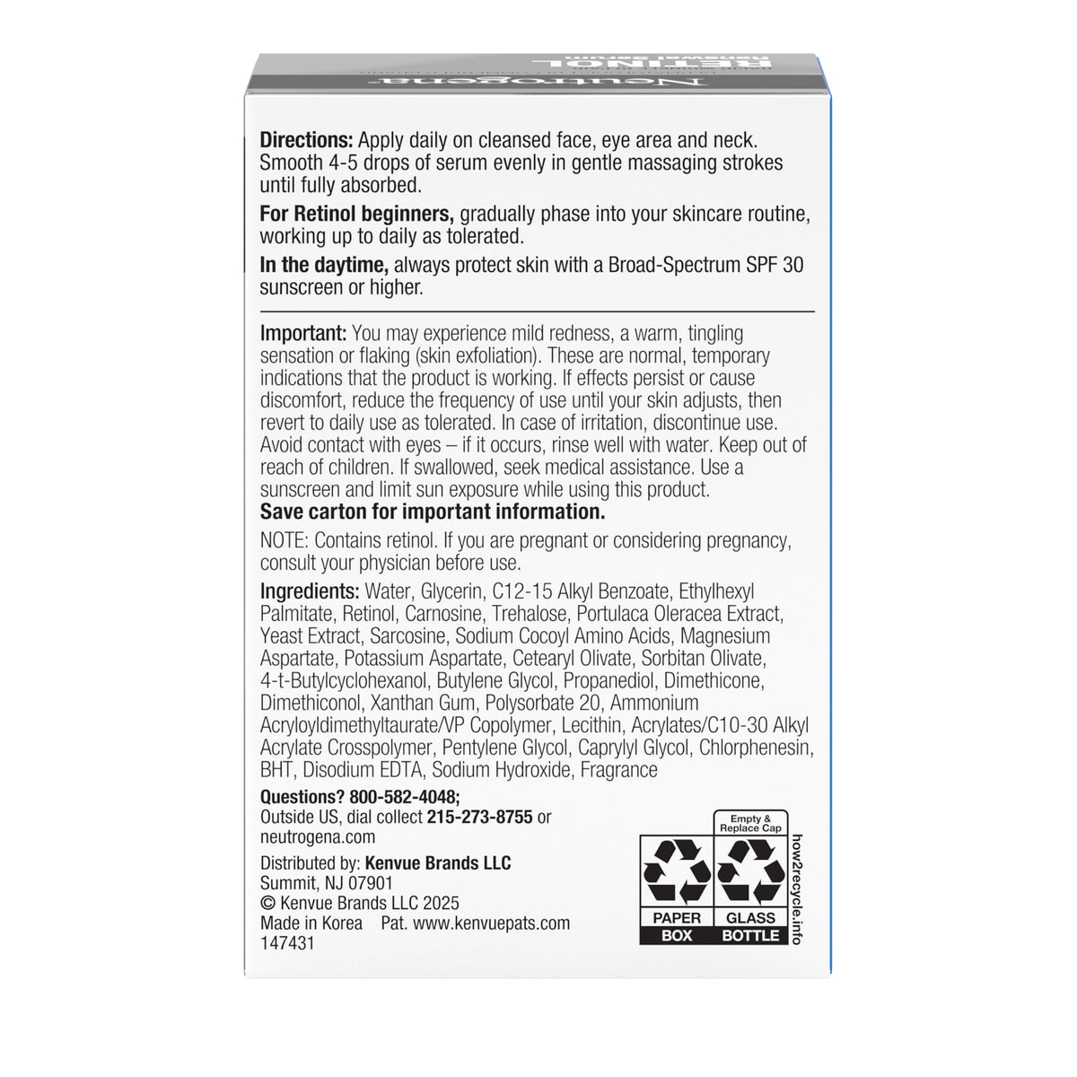 Neutrogena serum on vanity in natural light conveying daily routine ease