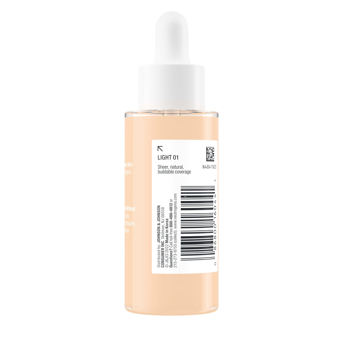 Neutrogena bottle in a makeup bag lifestyle shot showing daily routine compatibility
