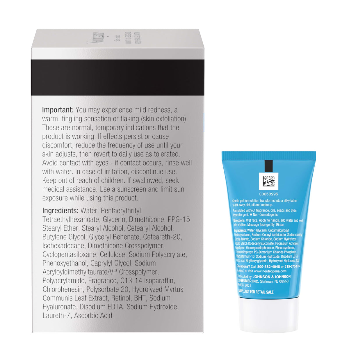 Neutrogena nighttime routine scene showing how to use retinol safely