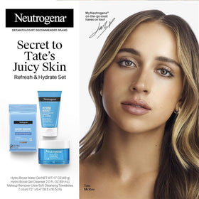 Neutrogena wipe close-up showing texture and fast makeup removal benefit