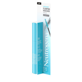 Neutrogena mascara texture swirl in black, shows hydrating formula and glossy finish