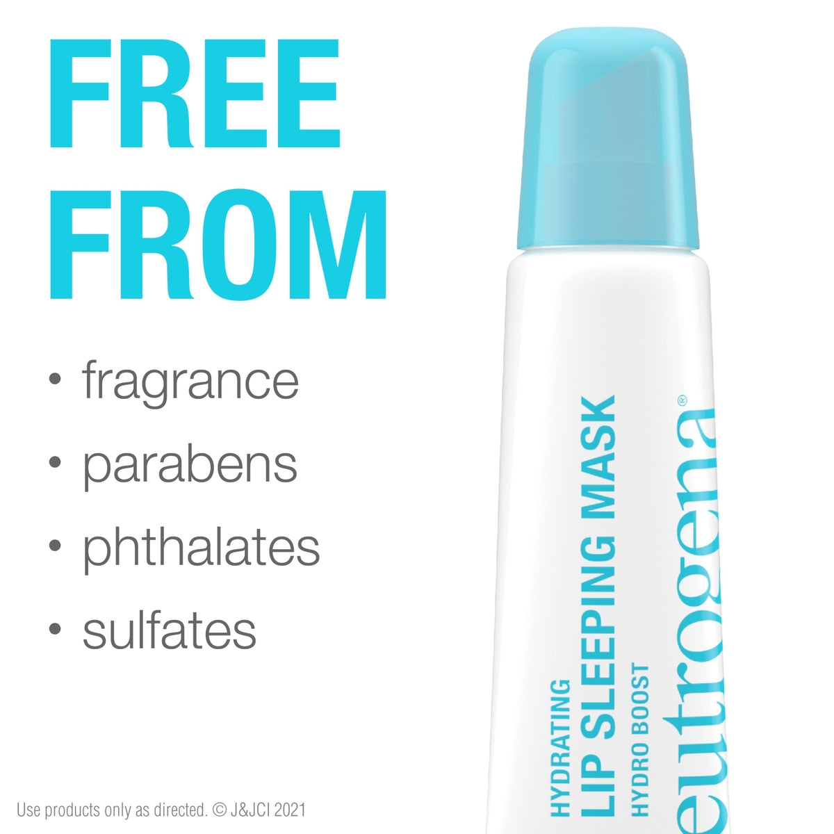 Neutrogena lip mask thick texture spread illustrating long-lasting overnight conditioning