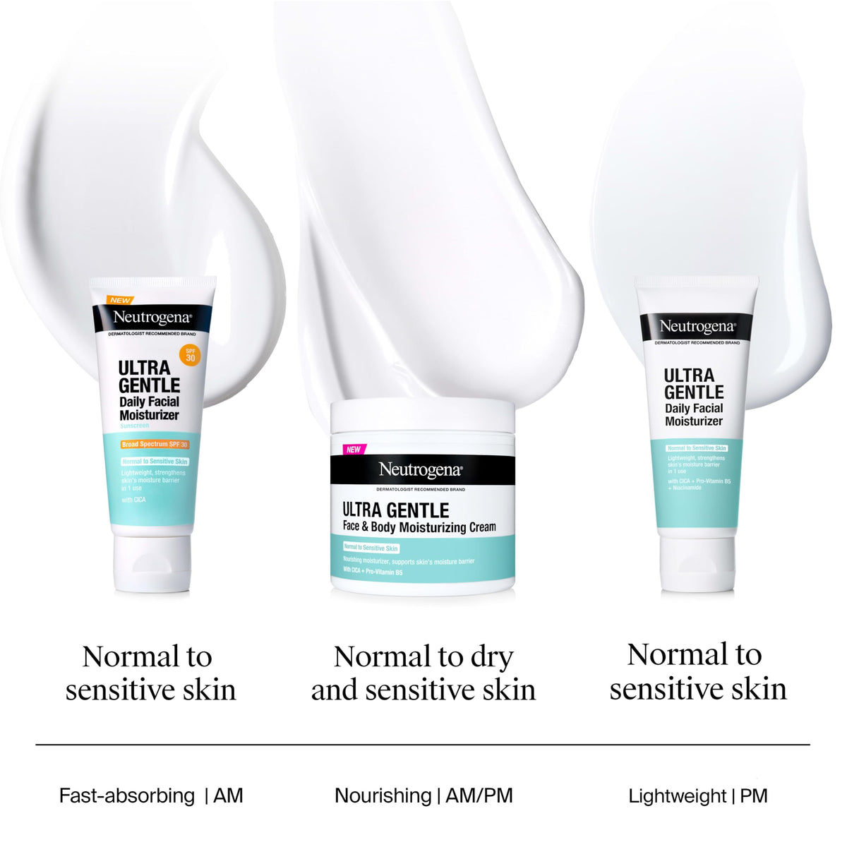 neutrogena before-and-after skin showing matte finish and reduced dryness
