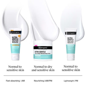 neutrogena before-and-after skin showing matte finish and reduced dryness