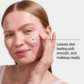 Neutrogena matte finish on skin showing soft, smooth, non-greasy look benefit