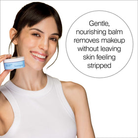 Neutrogena balm label close-up shows vitamin E and fragrance-free benefit