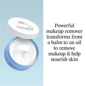 Neutrogena balm open texture close-up displays creamy solid-to-oil benefit