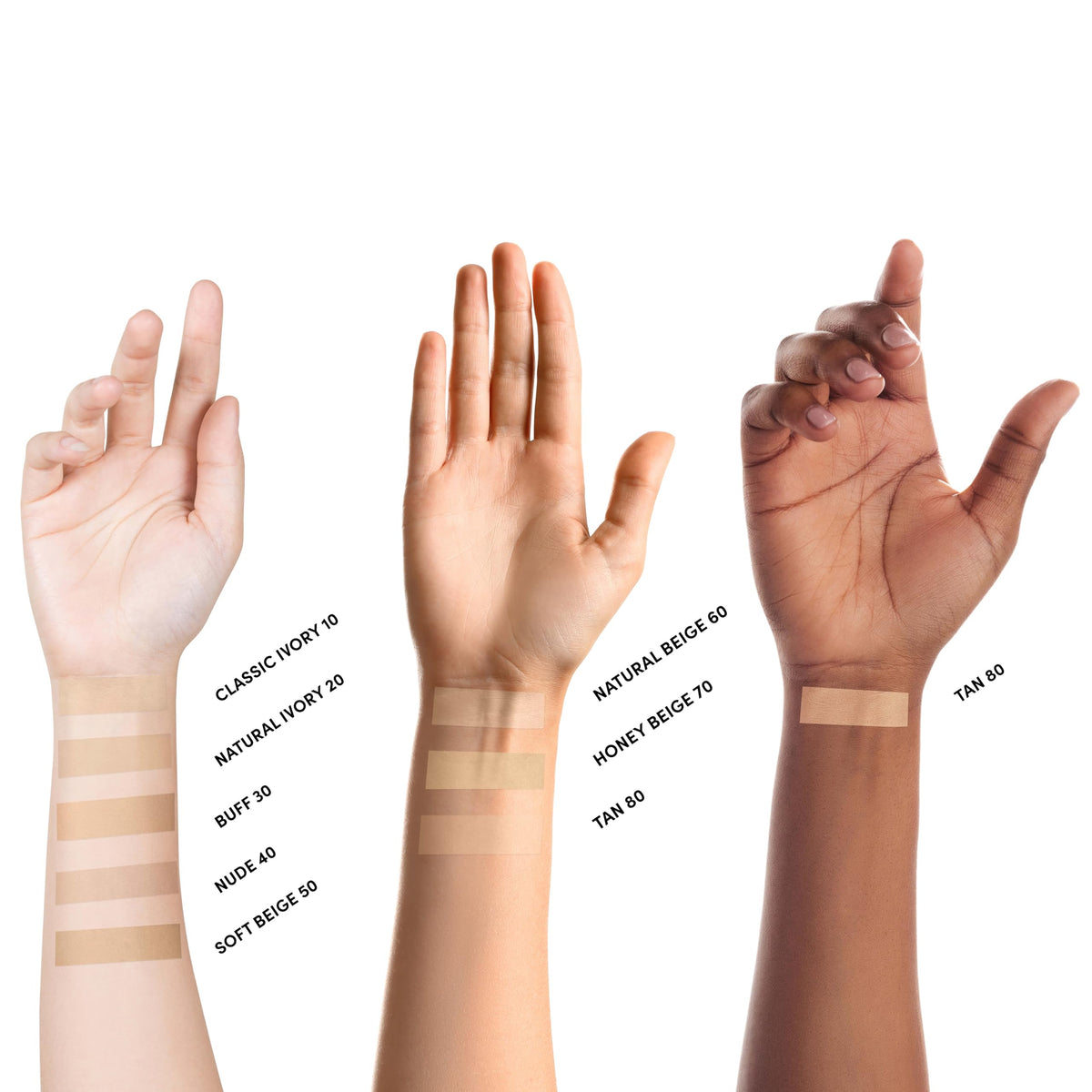 neutrogena application with brush demonstrating airy coverage for buildable color