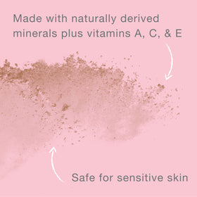 neutrogena powder texture close-up highlighting fine mineral particles for smooth finish