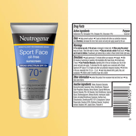 Neutrogena mint-scent visual highlighting refreshing fragrance and lightweight feel