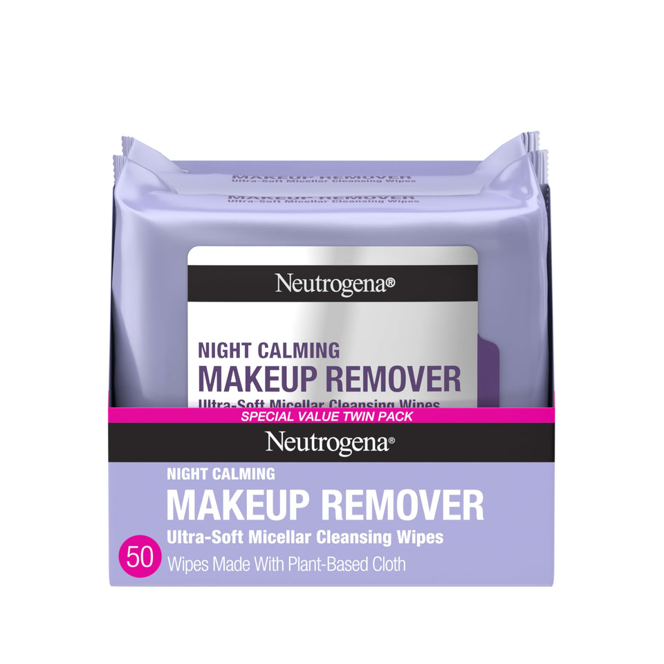 Neutrogena front packaging showing twin pack and calming branding benefit