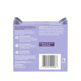Neutrogena wipes on bathroom nightstand suggesting calming bedtime cleansing routine