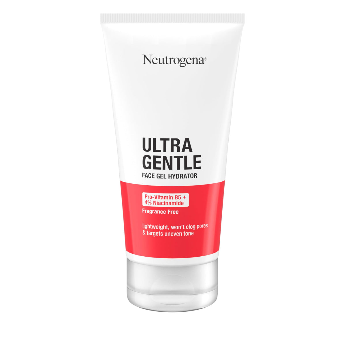Neutrogena open jar texture closeup showing smooth gel for lightweight hydration
