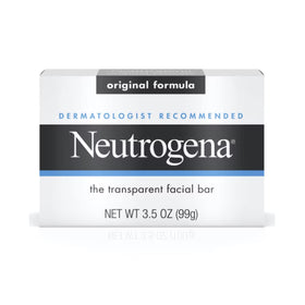 Neutrogena front packaging showing original facial bar protecting skin hydration