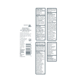 Neutrogena back label close-up listing SPF and key ingredients for transparency