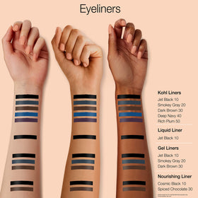 Neutrogena eyeliner in hand being applied for precise definition