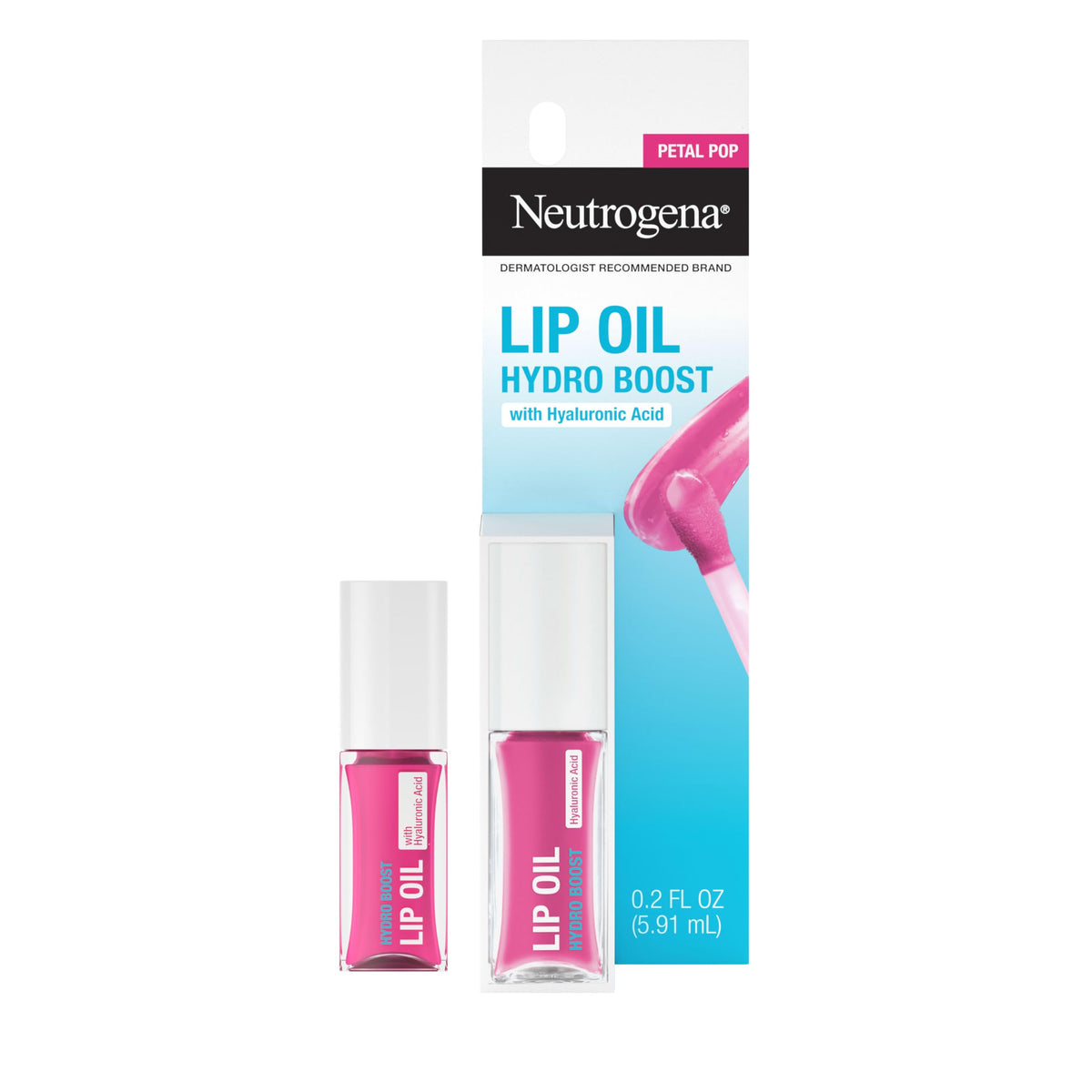 Neutrogena applicator close-up revealing smooth wand for precise, hydrating application