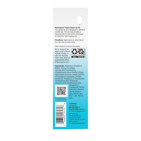 Neutrogena tube label detail showing hyaluronic acid ingredient and nourishing benefit