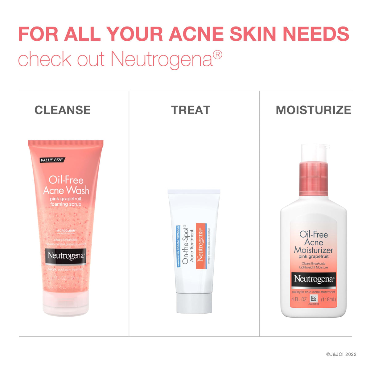 Neutrogena foamy lather on hand clearing oil and impurities