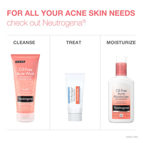 Neutrogena foamy lather on hand clearing oil and impurities