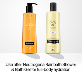 Neutrogena pouring droplet from spout illustrating easy controlled dispensing