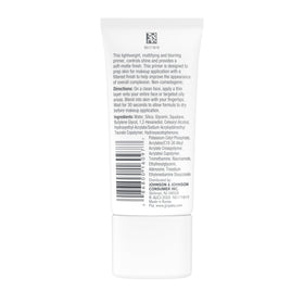Neutrogena ingredient label highlighting niacinamide and gentle formula benefits