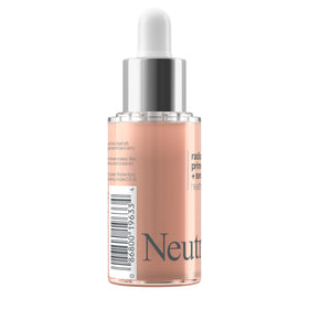 Neutrogena bottle in hand to show actual 1.0 fl oz size for scale and portability