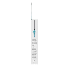 Neutrogena tube held in hand for scale, compact waterproof mascara for travel