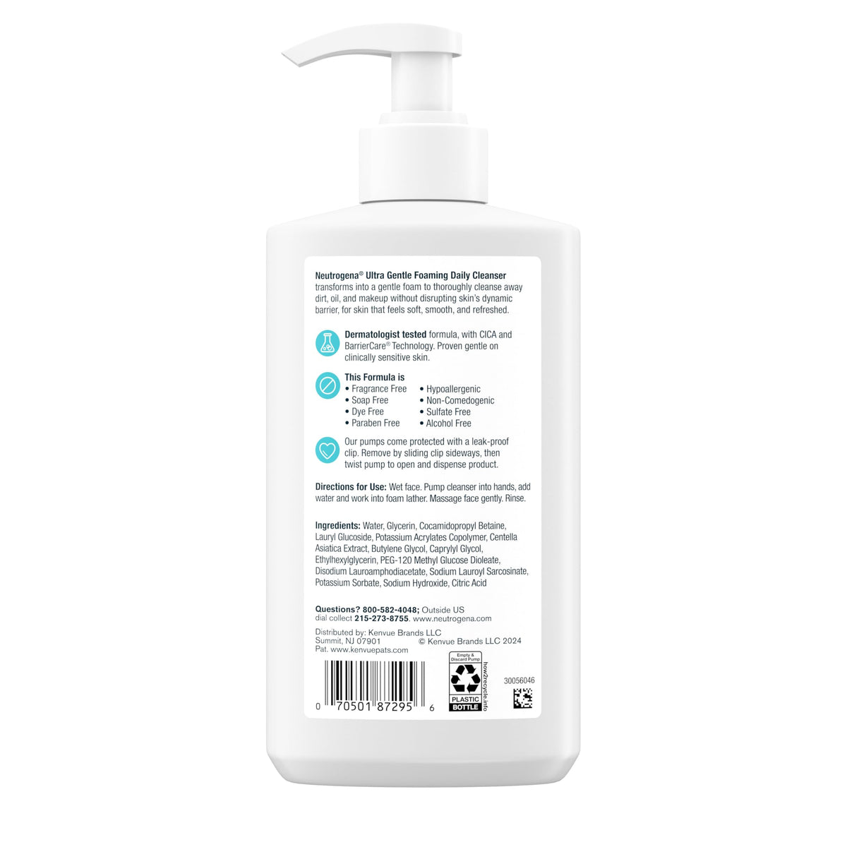 Neutrogena bottle next to moisturizer showing compatible routine benefit