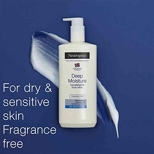 Neutrogena label close-up highlighting dermatologist-developed formula benefits
