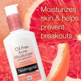 Neutrogena close-up texture showing lightweight lotion absorbs quickly