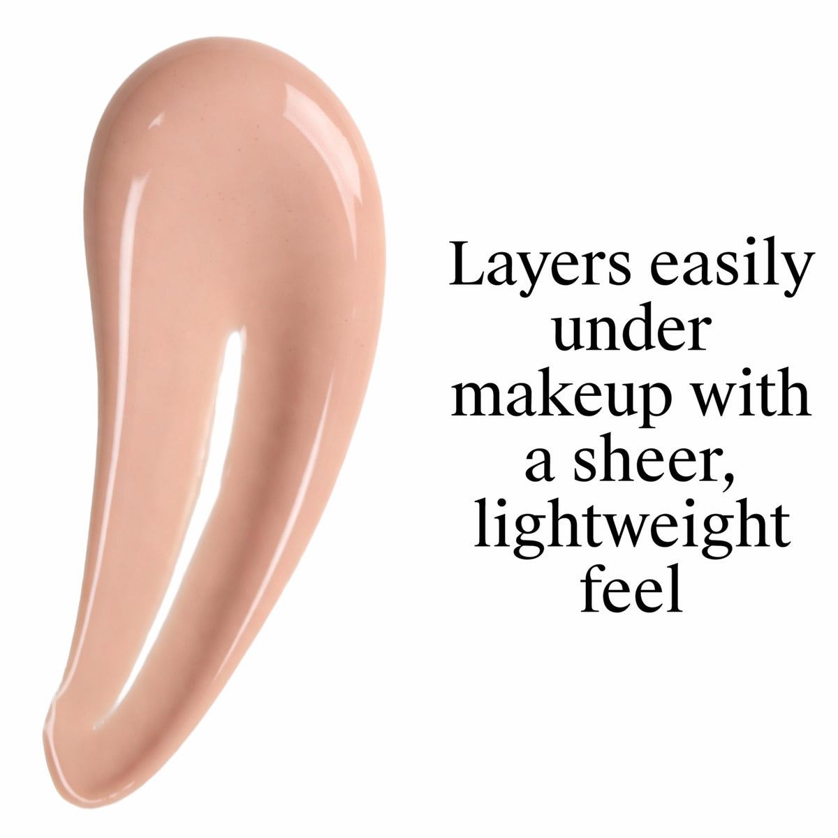 Neutrogena Purescreen swatch on arm showing blendable coverage benefit